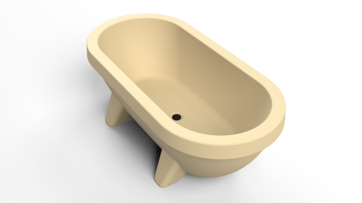 Gardentub Spain Portugal garden tub available in six vibrant colors - sand dune