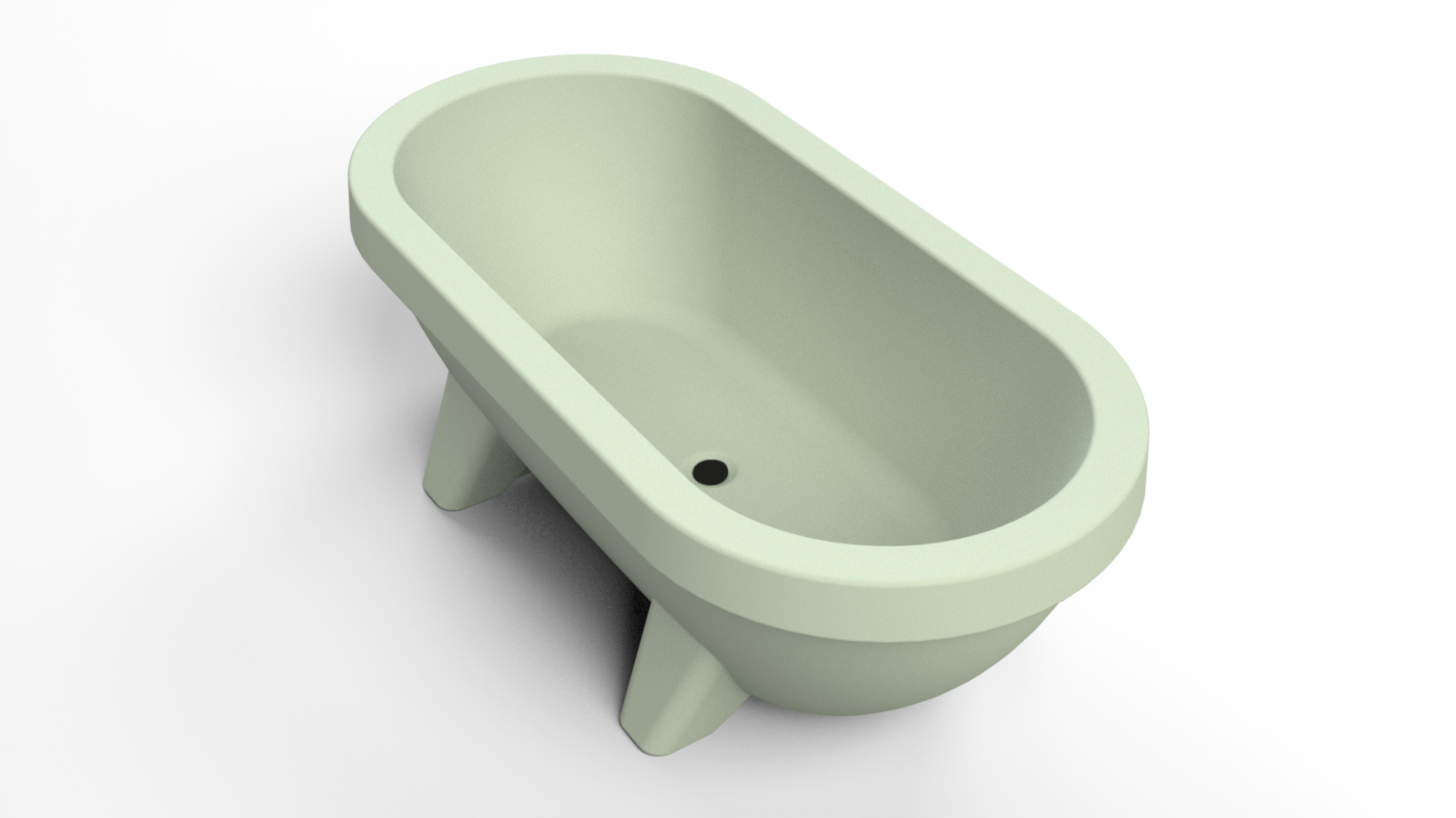 Gardentub Spain Portugal garden tub available in six vibrant colors - lime green