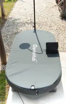 Auralis Living Gardentub cover - anthracyte
